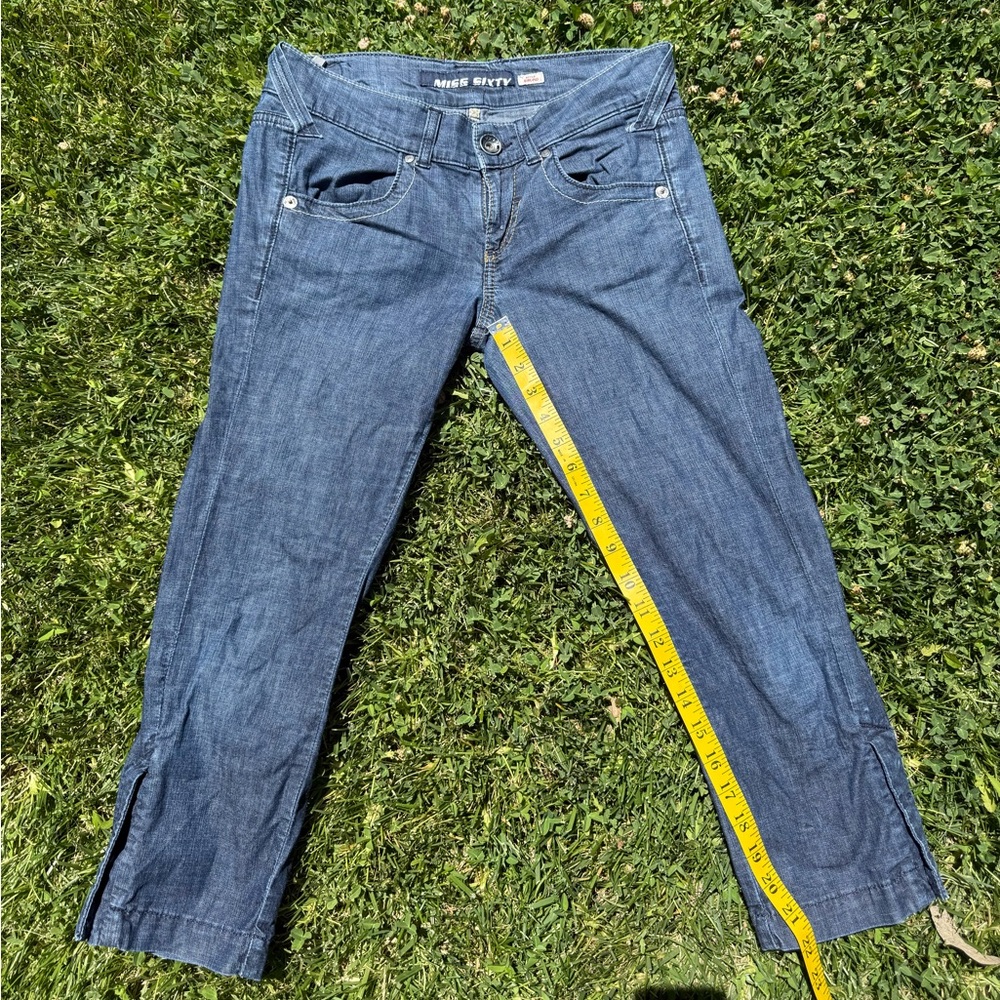 Miss Sixty Blue Jeans with Floral Embroidery - Picture 4 of 4